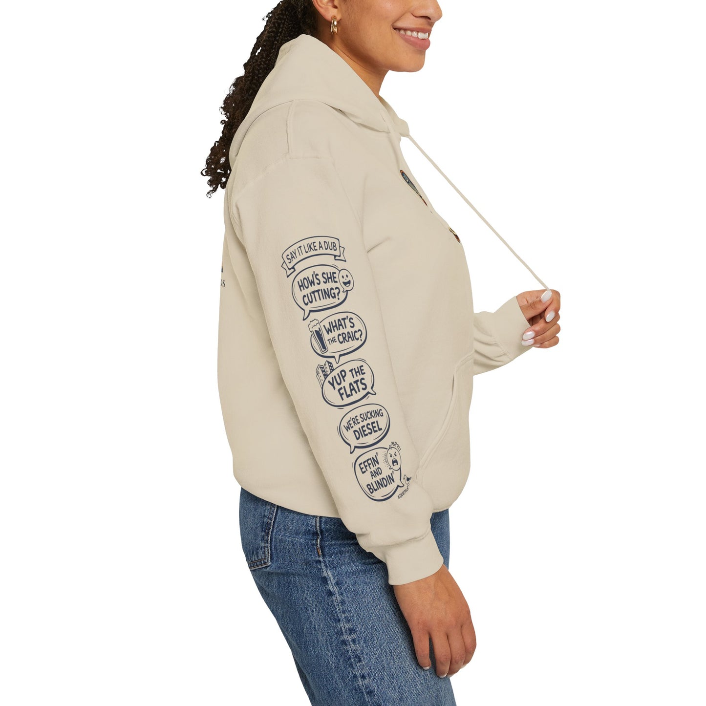 Legends of Dublin Hoodie – Dublin Writers edition, Dublin Souvenir Hoodie, Unisex Irish Hoodie, Gift from Ireland