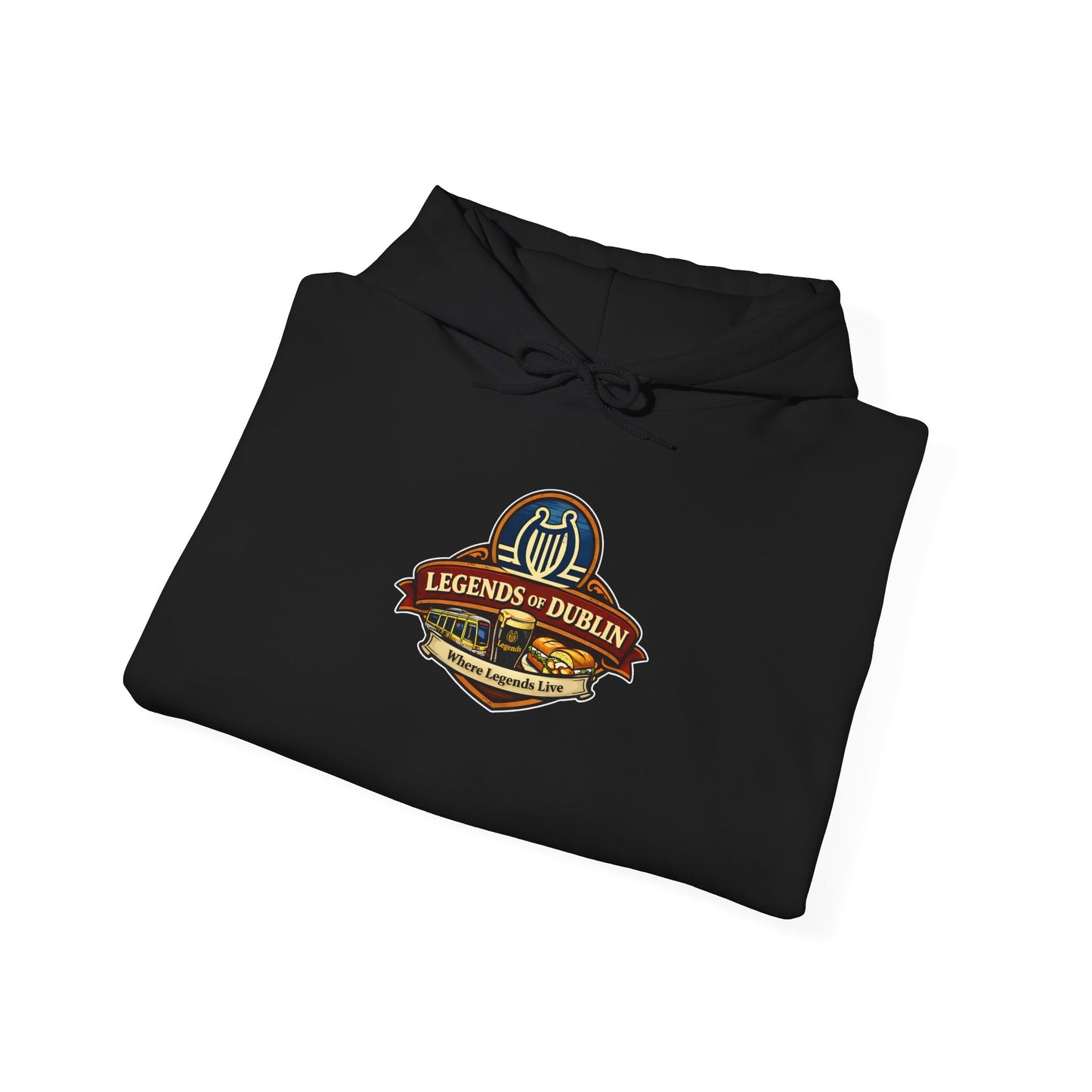 Legends of Dublin Hoodie – Dublin Music Edition, Dublin Souvenir Hoodie, Unisex Irish Hoodie, Gift from Ireland