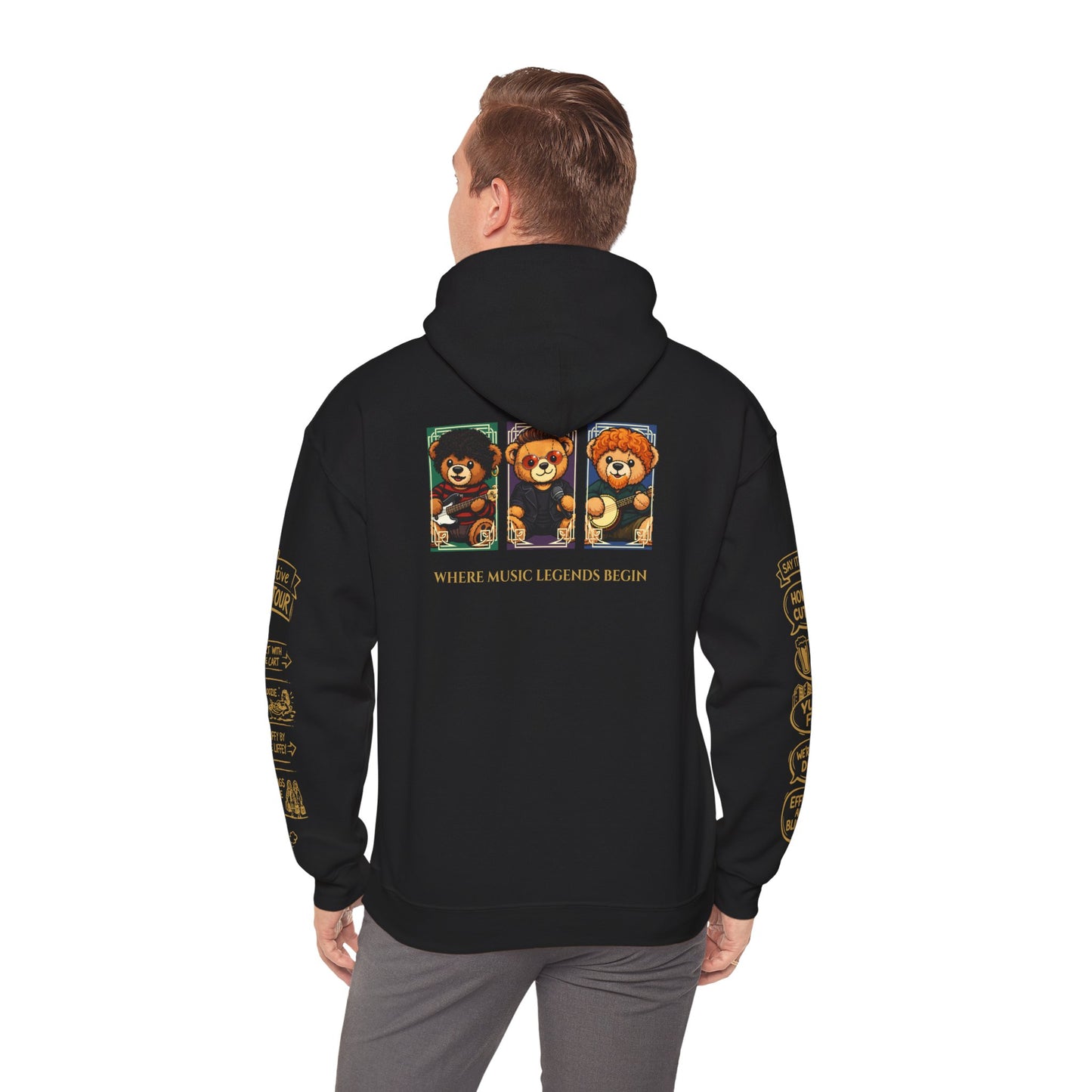 Legends of Dublin Hoodie – Dublin Music Edition, Dublin Souvenir Hoodie, Unisex Irish Hoodie, Gift from Ireland