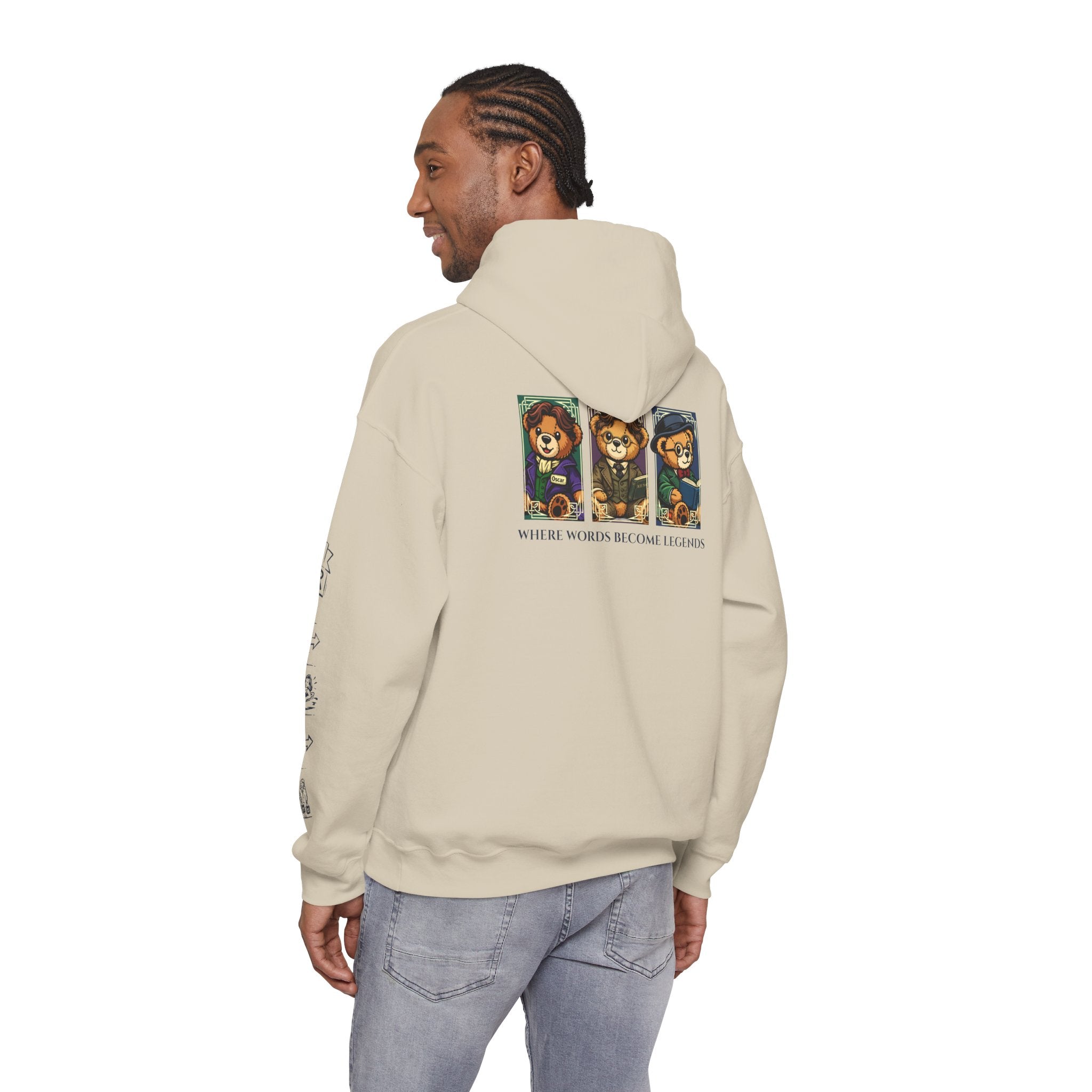 Legends of Dublin Hoodie – Dublin Writers edition, Dublin Souvenir Hoodie, Unisex Irish Hoodie, Gift from Ireland