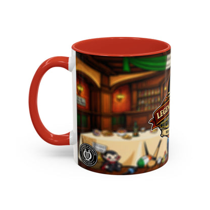 Legends of Dublin Coffee Mug – Irish Pub Scene Accent Mug (11oz)