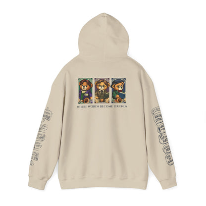 Legends of Dublin Hoodie – Dublin Writers edition, Dublin Souvenir Hoodie, Unisex Irish Hoodie, Gift from Ireland