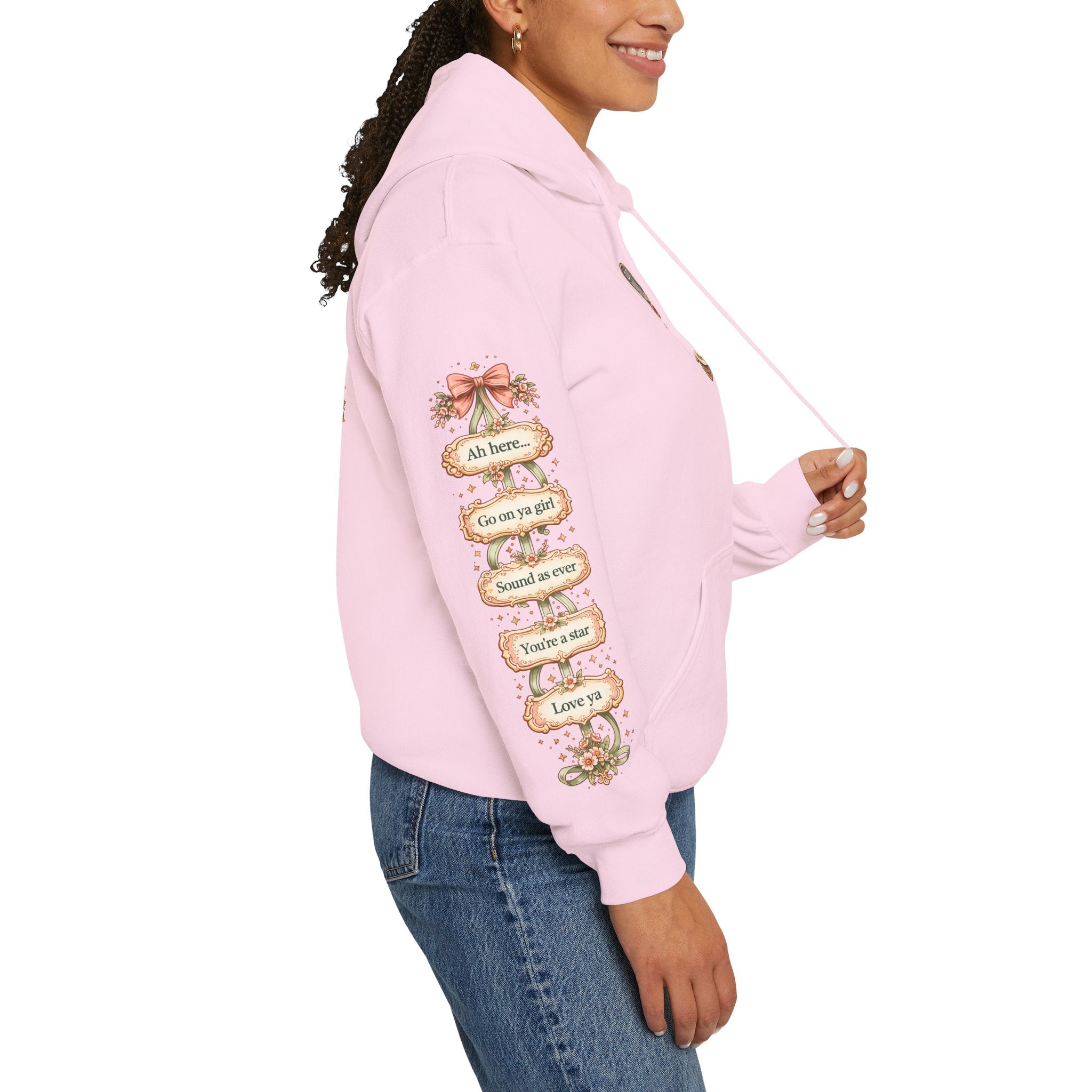 Legends of Dublin Hoodie - Dublin Muses Edition – Romantic Dublin Sweatshirt, Irish Women’s Hoodie, Pink Dublin Gift, Legends of Dublin Dub Cubs Collection