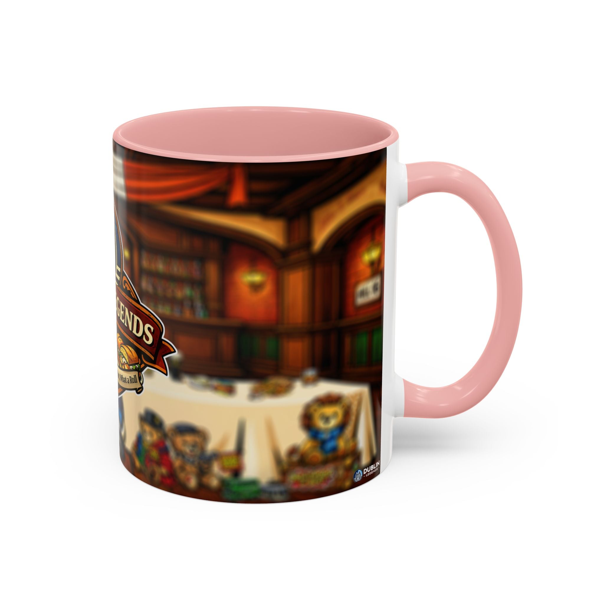 Dublin Legends Mug - “What a Ride, What a Pint, What a Roll” | Irish Pub Art Collector’s Cup