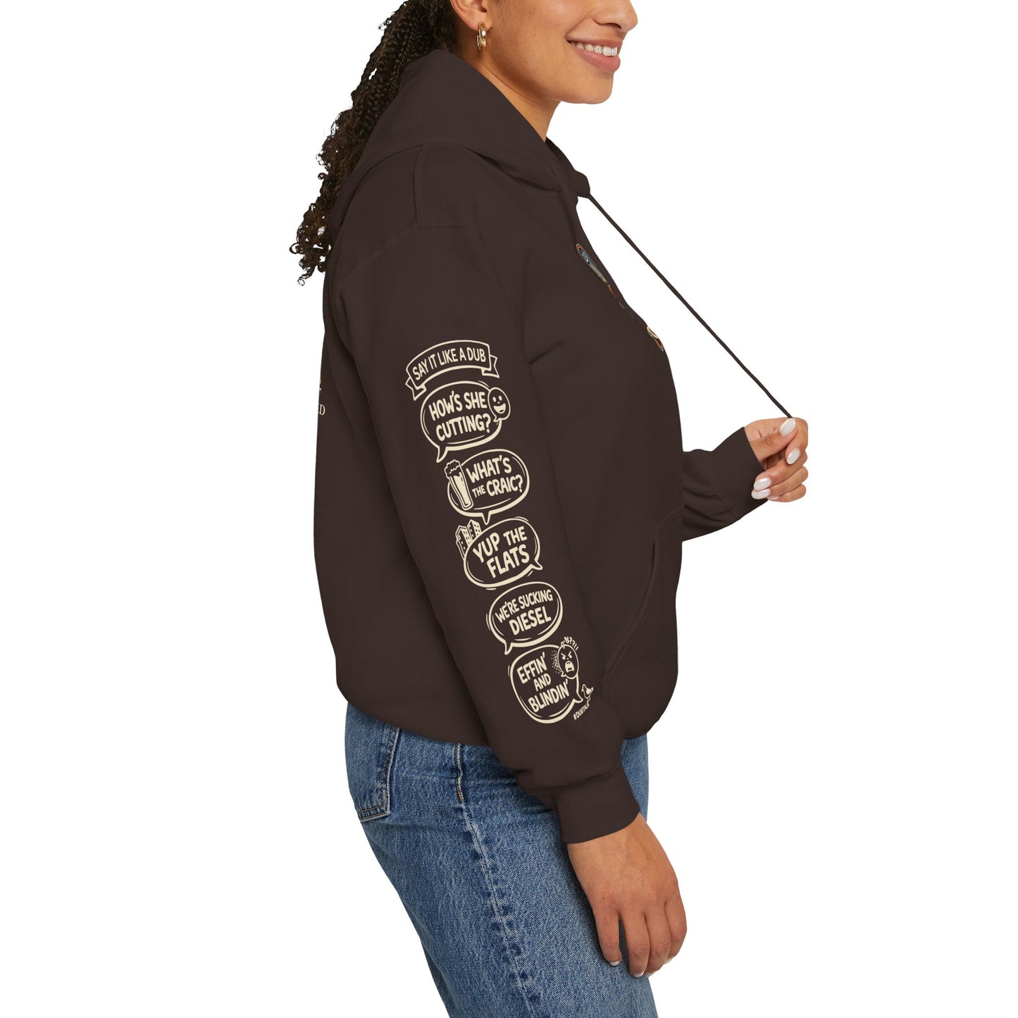 Legends of Dublin Hoodie – Street Legends edition, Dublin Souvenir Hoodie, Unisex Irish Hoodie, Gift from Ireland