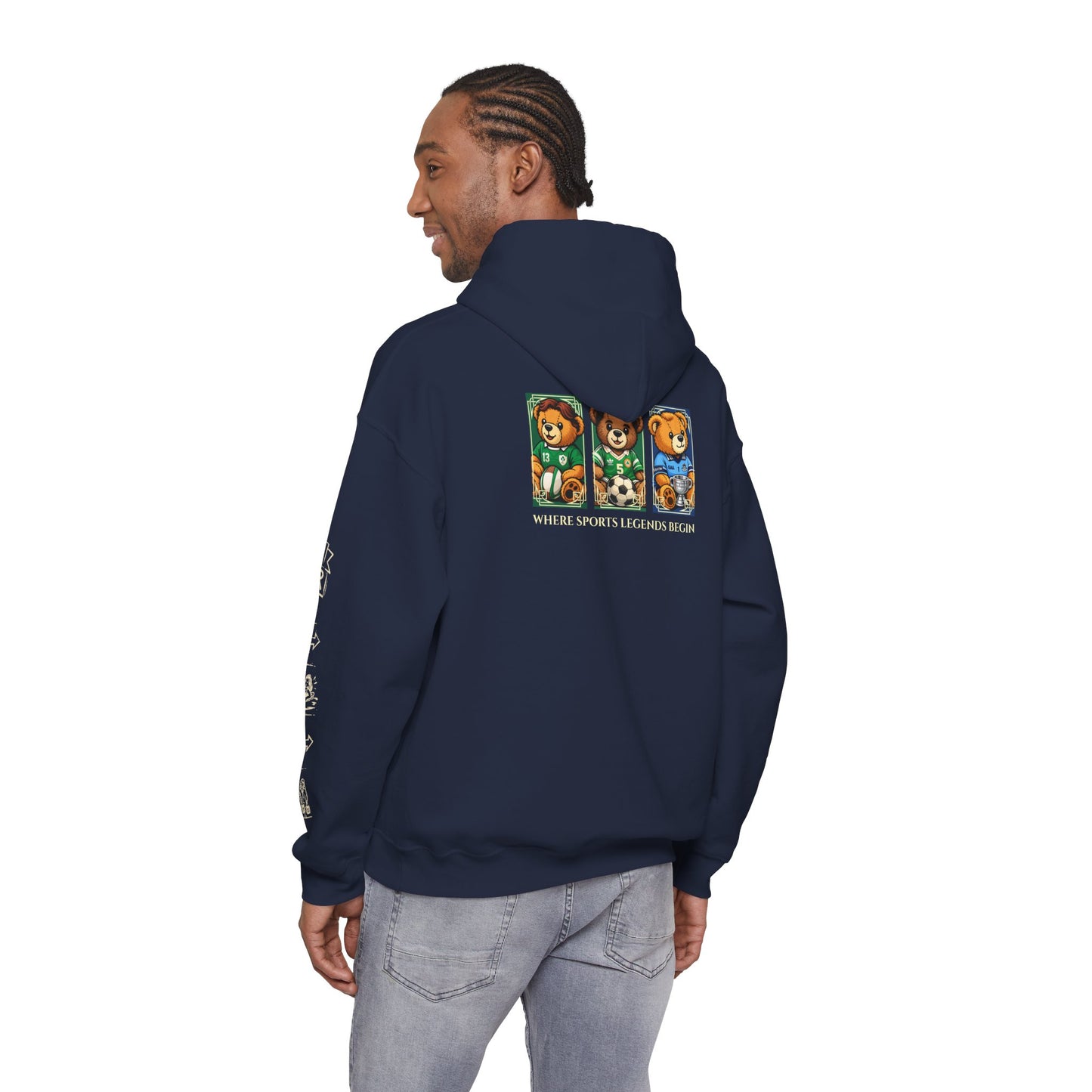 Legends of Dublin Hoodie – Dublin Sport edition, Dublin Souvenir Hoodie, Unisex Irish Hoodie, Gift from Ireland