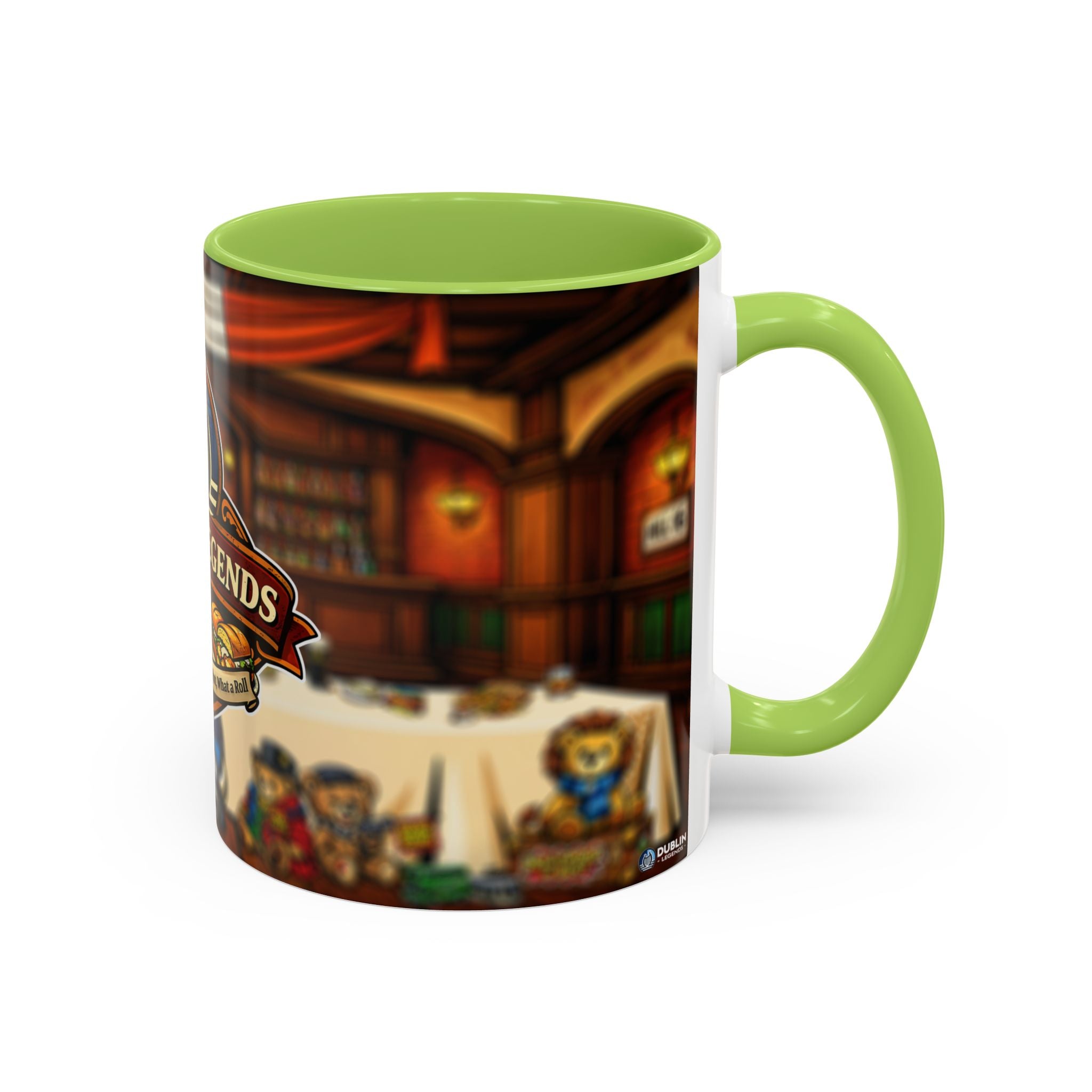 Dublin Legends Mug - “What a Ride, What a Pint, What a Roll” | Irish Pub Art Collector’s Cup