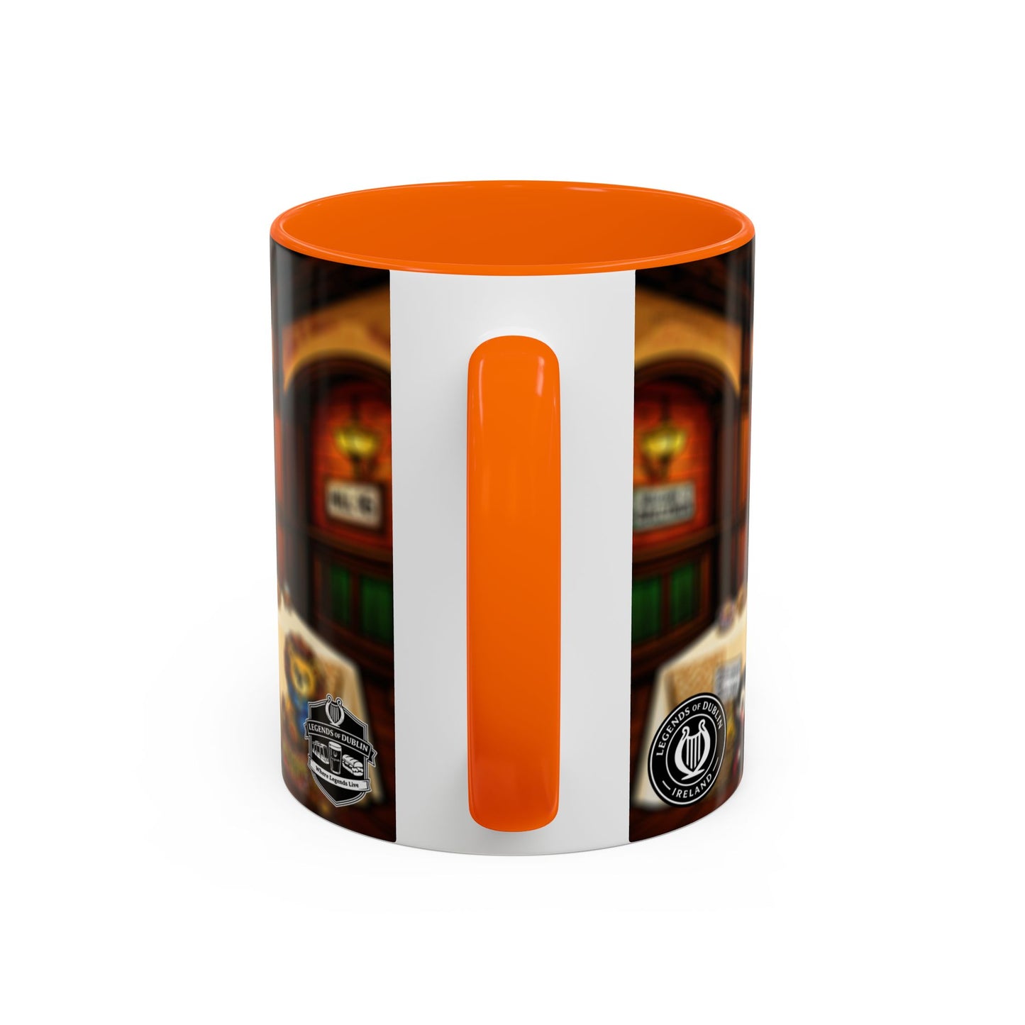Legends of Dublin Coffee Mug – Irish Pub Scene Accent Mug (11oz)