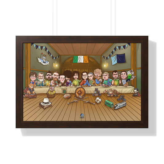 Dublin Legends Framed Horizontal Poster 24X16