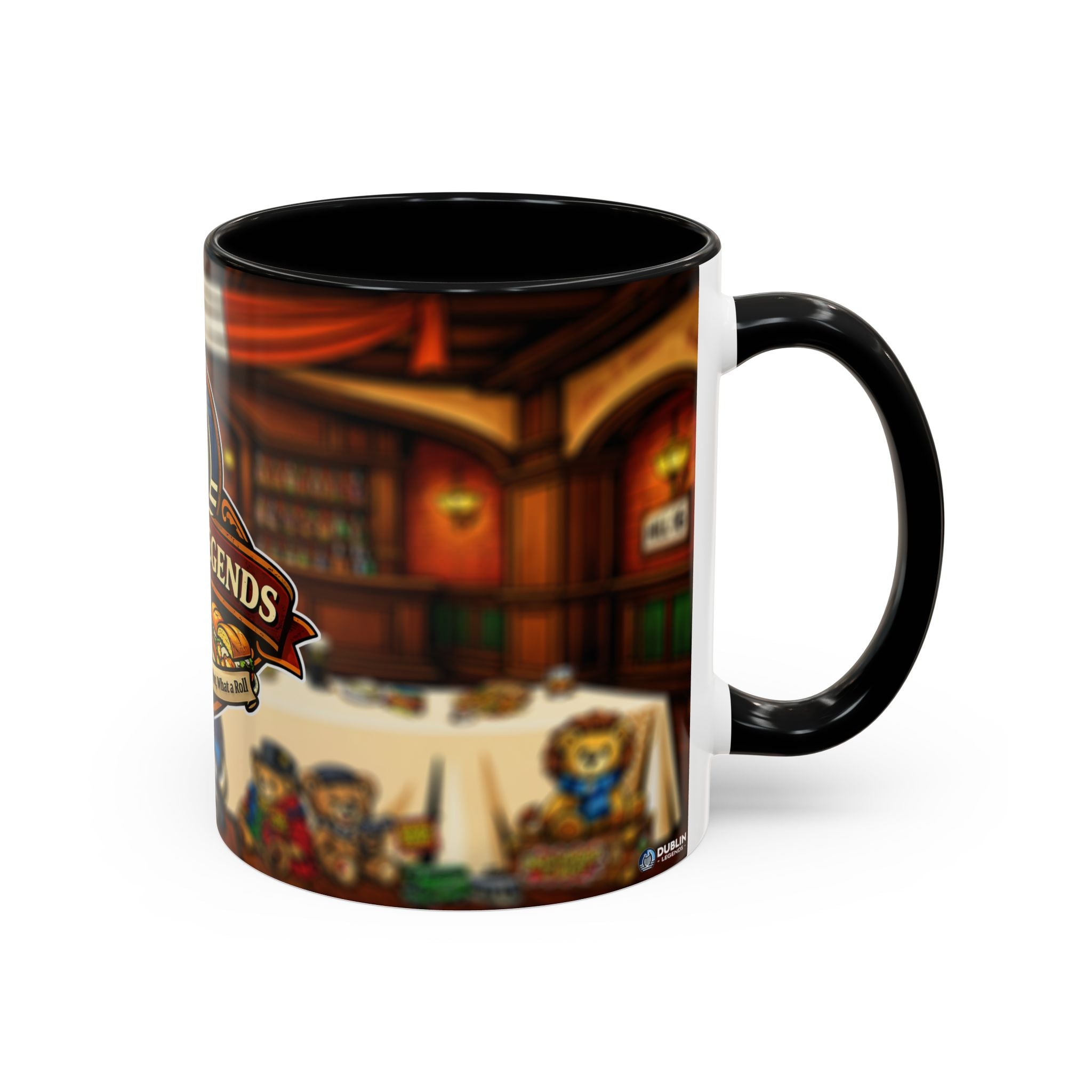 Dublin Legends Mug - “What a Ride, What a Pint, What a Roll” | Irish Pub Art Collector’s Cup