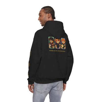 Legends of Dublin Hoodie – Dublin Music Edition, Dublin Souvenir Hoodie, Unisex Irish Hoodie, Gift from Ireland