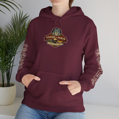Legends of Dublin Hoodie – Dublin Actors Edition, Dublin Souvenir Hoodie, Unisex Irish Hoodie, Gift from Ireland