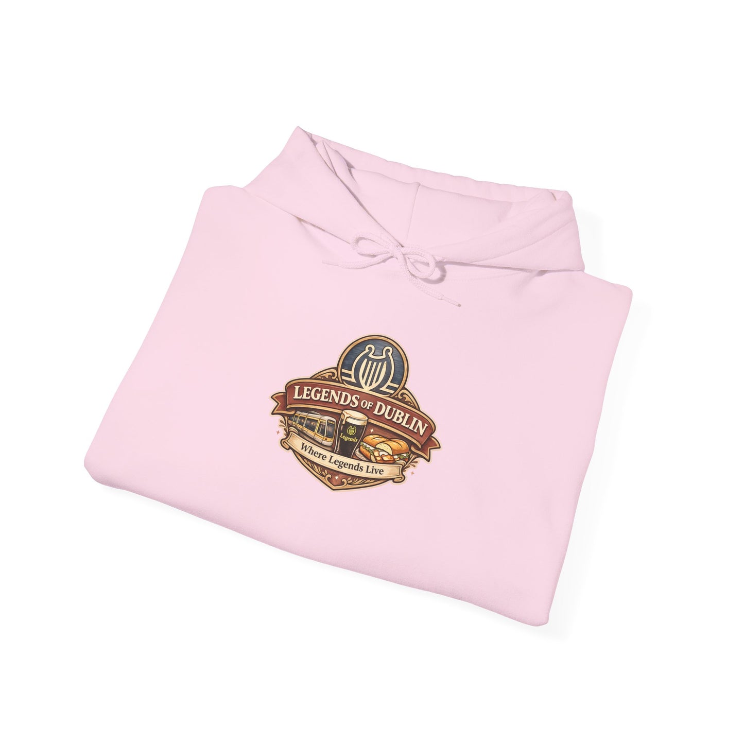 Legends of Dublin Hoodie - Dublin Muses Edition – Romantic Dublin Sweatshirt, Irish Women’s Hoodie, Pink Dublin Gift, Legends of Dublin Dub Cubs Collection
