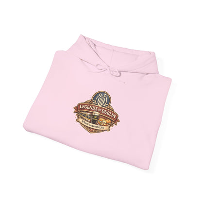 Legends of Dublin Hoodie - Dublin Muses Edition – Romantic Dublin Sweatshirt, Irish Women’s Hoodie, Pink Dublin Gift, Legends of Dublin Dub Cubs Collection