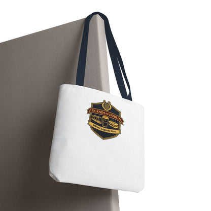 Legends of Dublin Tote Bag - Irish Pub Crest Canvas Tote, Dublin Souvenir, Gift from Ireland