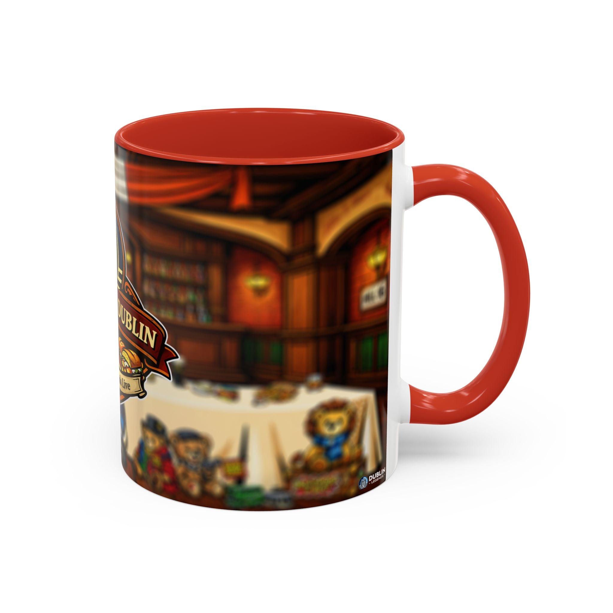 Dublin Legends Mug - “What a Ride, What a Pint, What a Roll” | Irish Pub Art Collector’s Cup
