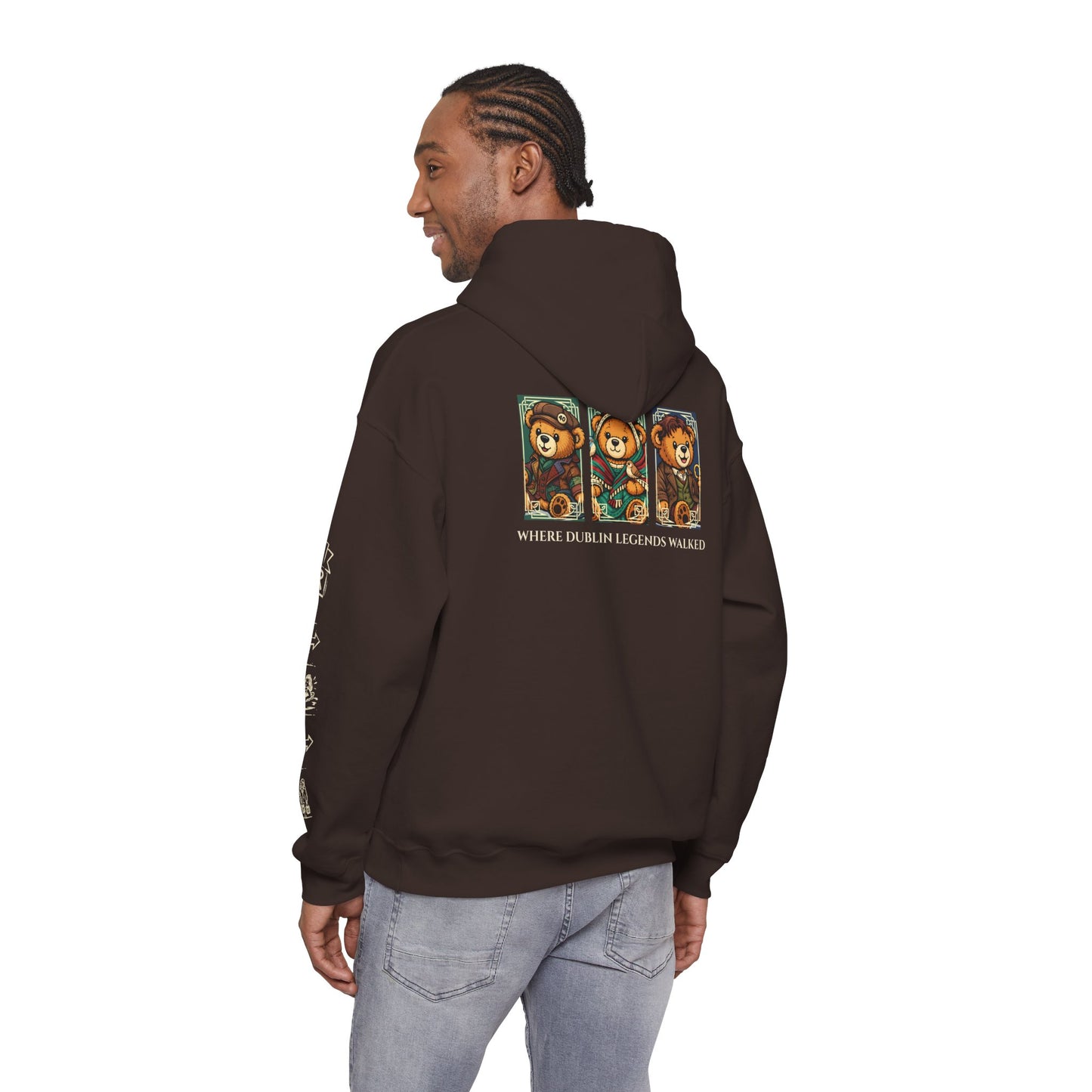 Legends of Dublin Hoodie – Street Legends edition, Dublin Souvenir Hoodie, Unisex Irish Hoodie, Gift from Ireland