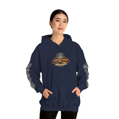 Legends of Dublin Hoodie – Dublin Sport edition, Dublin Souvenir Hoodie, Unisex Irish Hoodie, Gift from Ireland