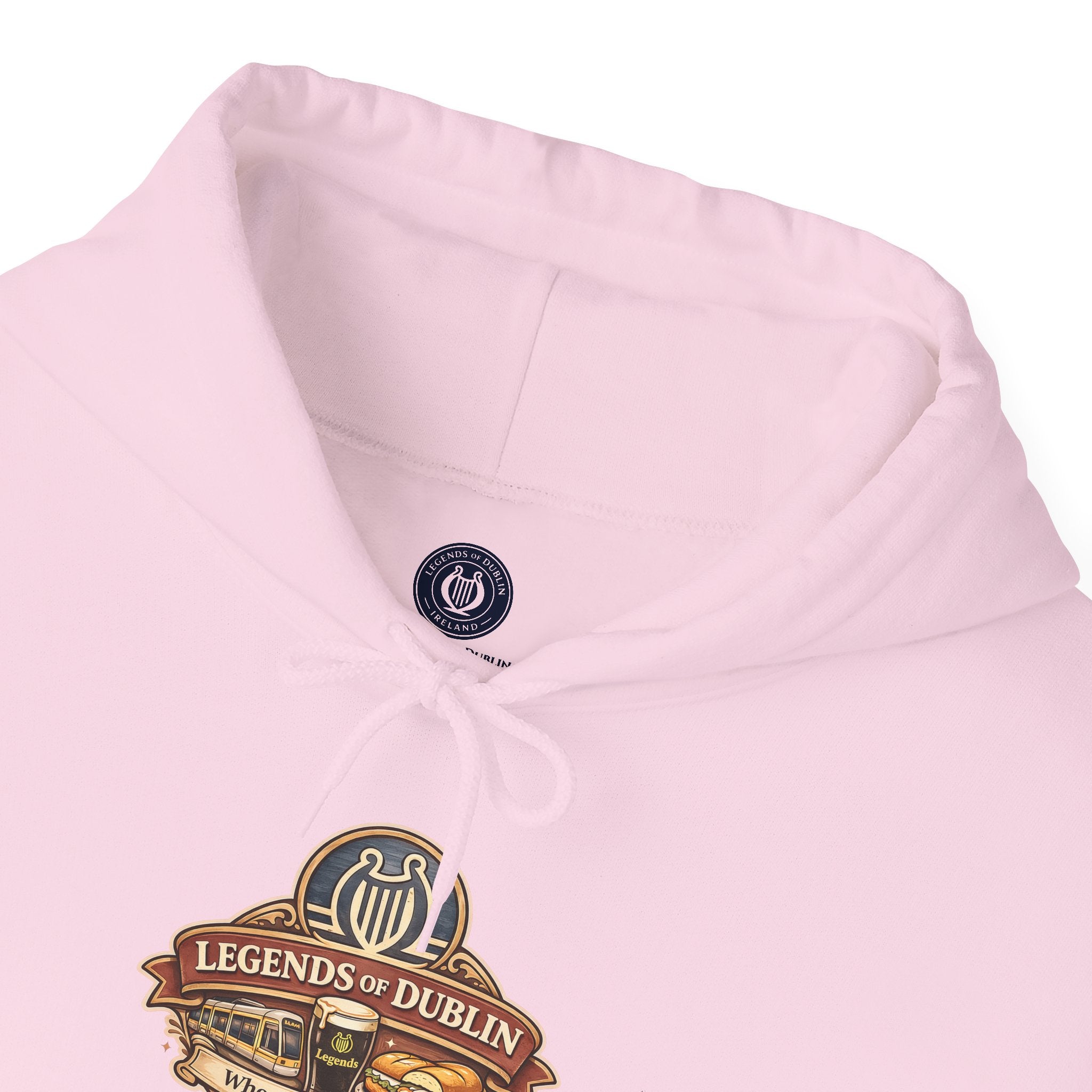 Legends of Dublin Hoodie - Dublin Muses Edition – Romantic Dublin Sweatshirt, Irish Women’s Hoodie, Pink Dublin Gift, Legends of Dublin Dub Cubs Collection