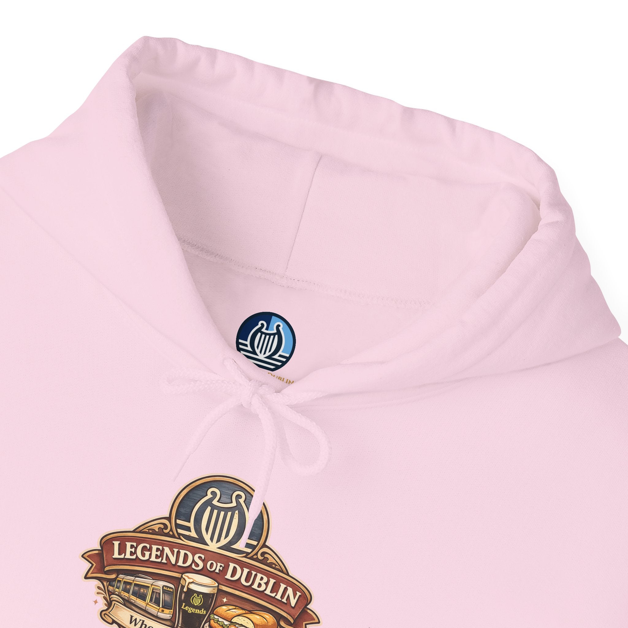Legends of Dublin Hoodie - Dublin Muses Edition – Romantic Dublin Sweatshirt, Irish Women’s Hoodie, Pink Dublin Gift, Legends of Dublin Dub Cubs Collection
