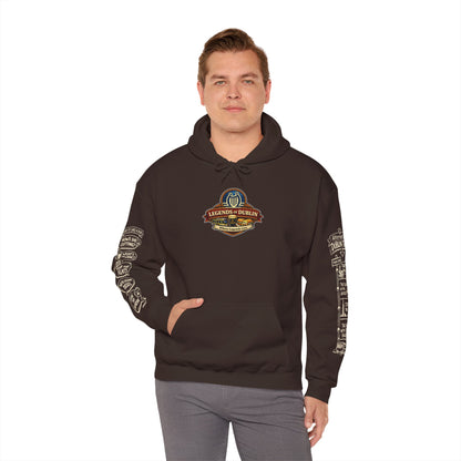 Legends of Dublin Hoodie – Street Legends edition, Dublin Souvenir Hoodie, Unisex Irish Hoodie, Gift from Ireland