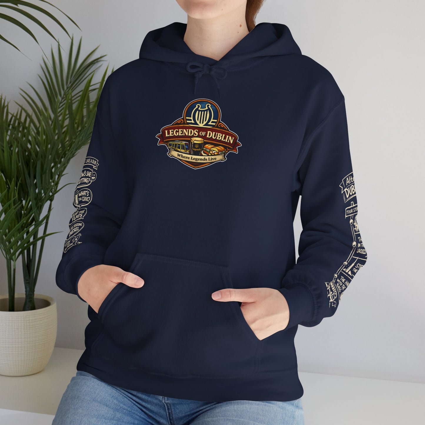 Legends of Dublin Hoodie – Dublin Sport edition, Dublin Souvenir Hoodie, Unisex Irish Hoodie, Gift from Ireland