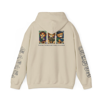 Legends of Dublin Hoodie – Dublin Writers edition, Dublin Souvenir Hoodie, Unisex Irish Hoodie, Gift from Ireland