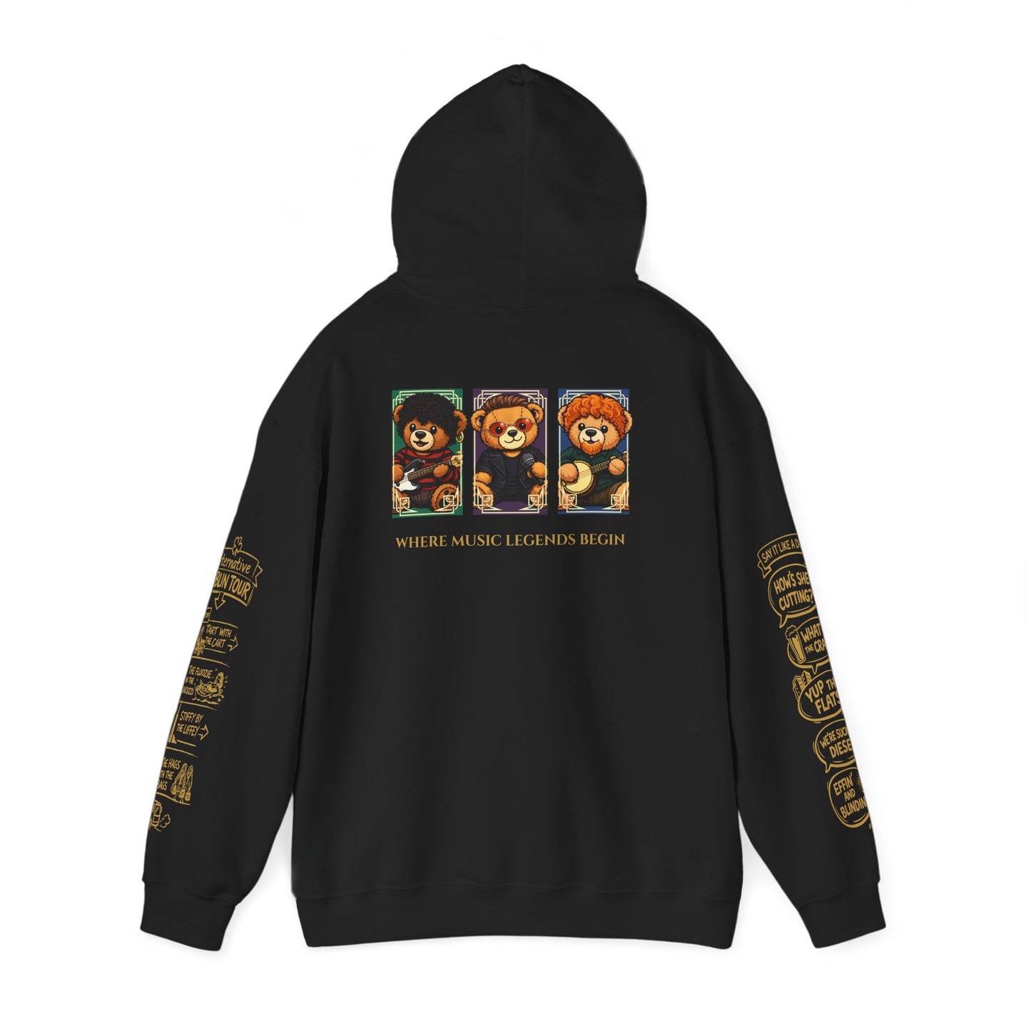 Legends of Dublin Hoodie – Dublin Music Edition, Dublin Souvenir Hoodie, Unisex Irish Hoodie, Gift from Ireland