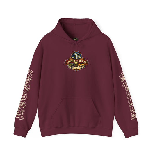 Legends of Dublin Hoodie – Dublin Actors Edition, Dublin Souvenir Hoodie, Unisex Irish Hoodie, Gift from Ireland