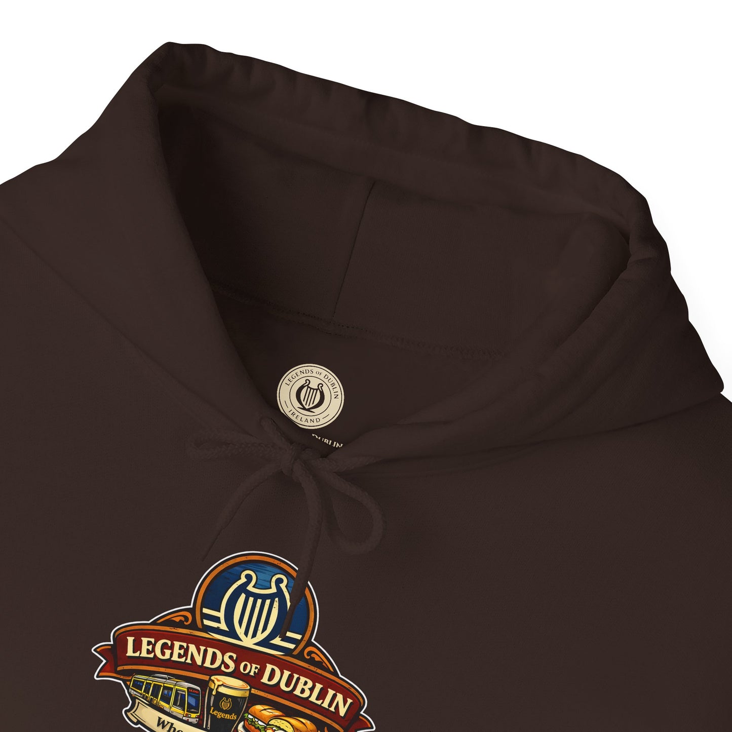 Legends of Dublin Hoodie – Street Legends edition, Dublin Souvenir Hoodie, Unisex Irish Hoodie, Gift from Ireland
